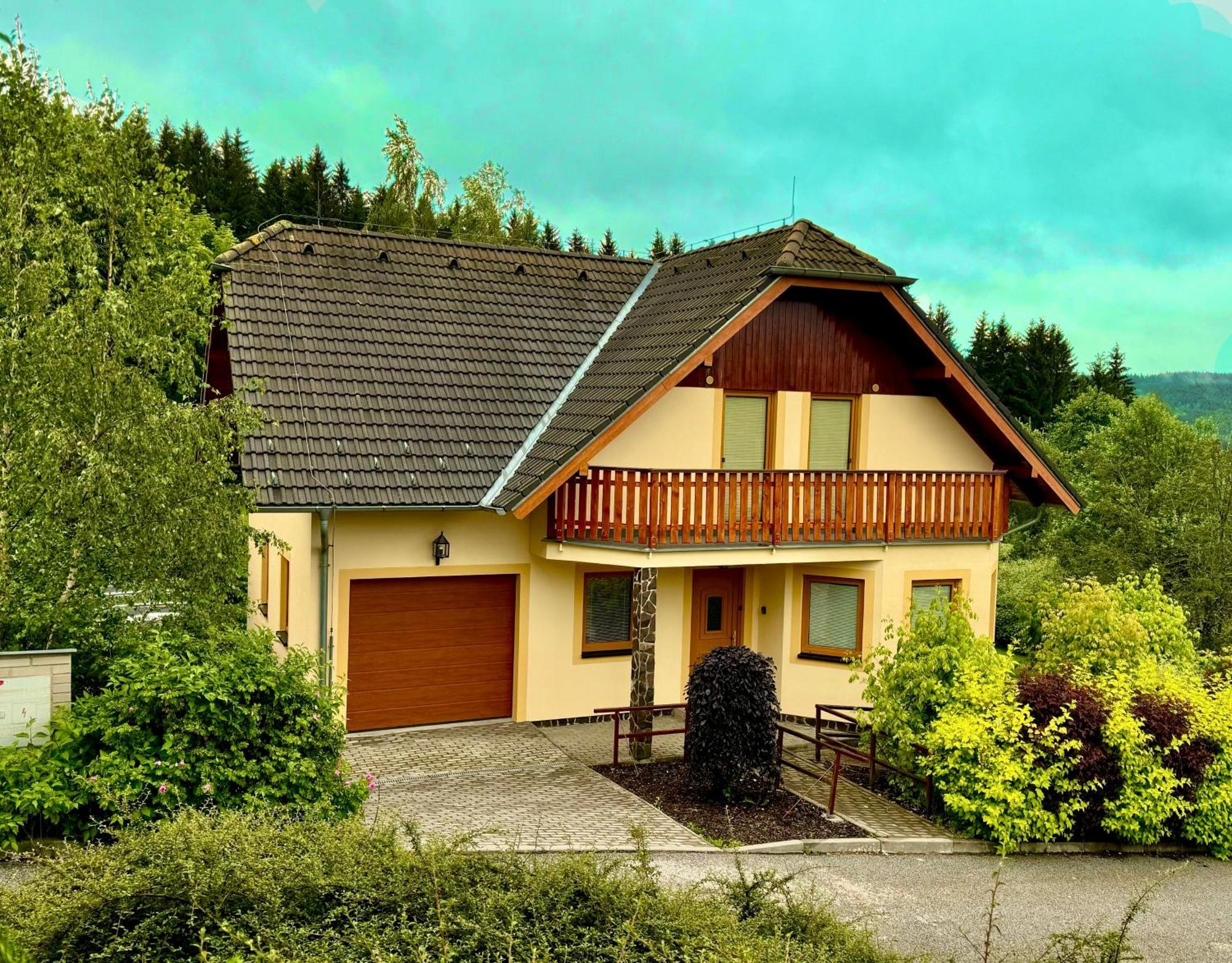 Villa Slupecna Lipno nad Vltavou Eksteriør bilde